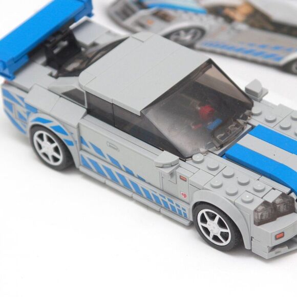LEGO SPEED CHAMPIONS: Fast Furious Nissan Skyline GT-R (R34) 76917 Used Complete - Picture 5 of 6